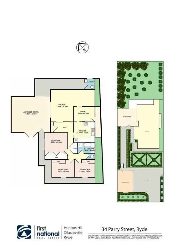 Floorplan of Homely house listing, 34 Parry Street, Ryde NSW 2112