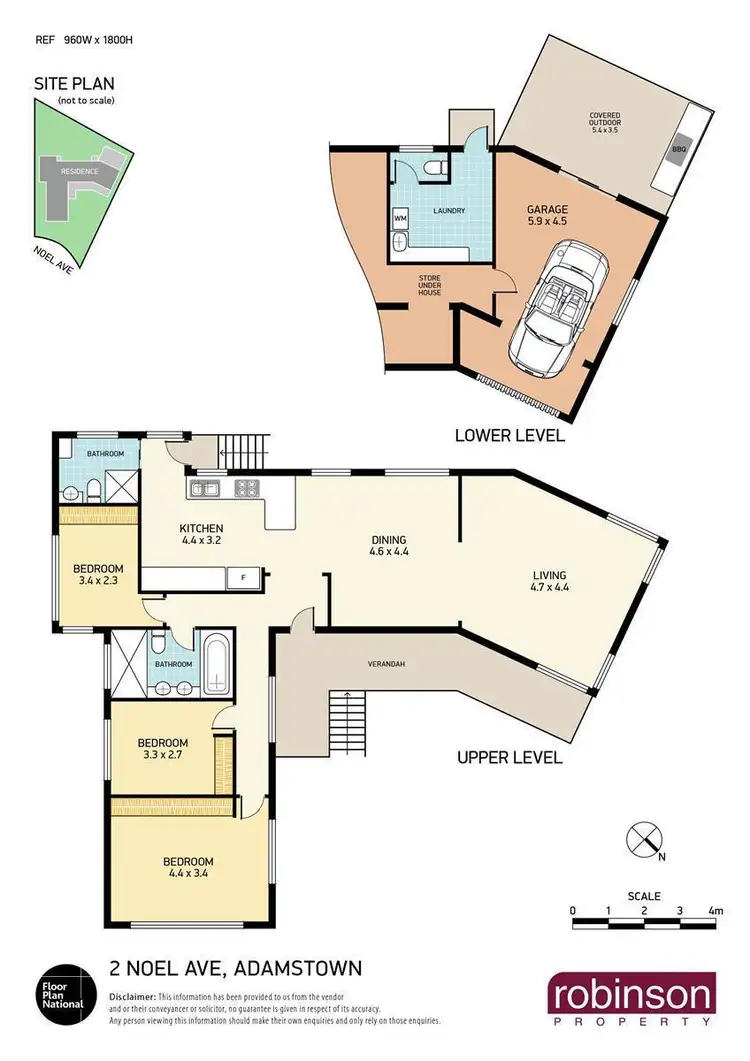 Floorplan of Homely house listing, 2 Noel Avenue, Adamstown NSW 2289