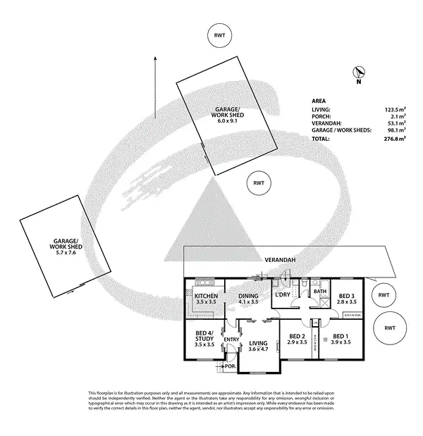 Floorplan of Homely house listing, 33 Angas Plains Road, Belvidere SA 5255