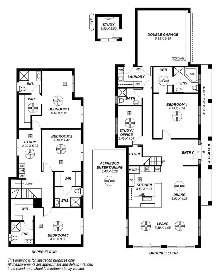 Floorplan of Homely house listing, 1A Hambour Place (aka 16 Hallett Road), Wattle Park SA 5066