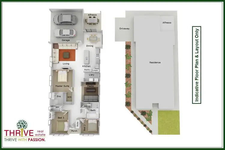 Floorplan of Homely house listing, 1 Addis Way, Wandi WA 6167
