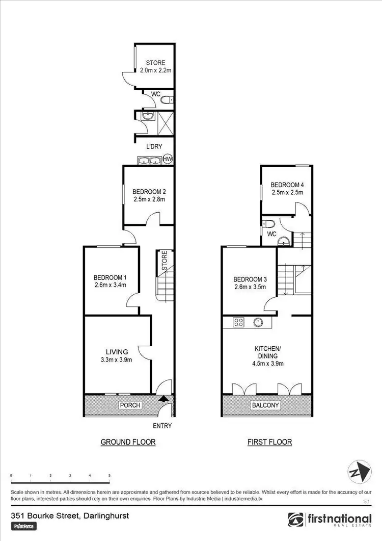 Floorplan of Homely house listing, 351 Bourke Street, Darlinghurst NSW 2010