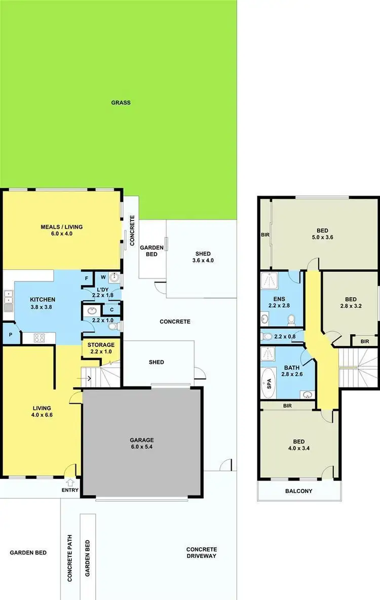 Floorplan of Homely house listing, 256 Station Road, Cairnlea VIC 3023