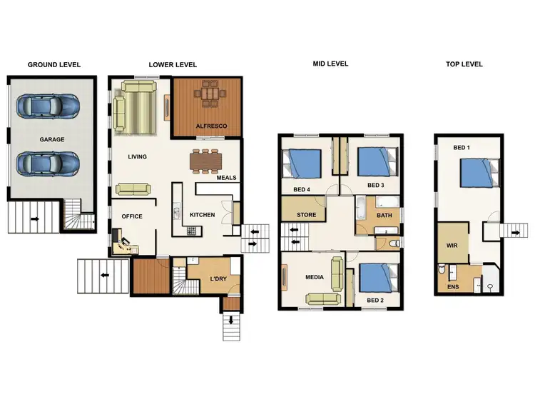 Floorplan of Homely house listing, 11 Lindsay Court, Cornubia QLD 4130