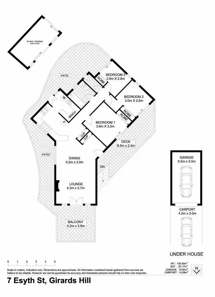 Floorplan of Homely house listing, 7 Esyth Street, Girards Hill NSW 2480