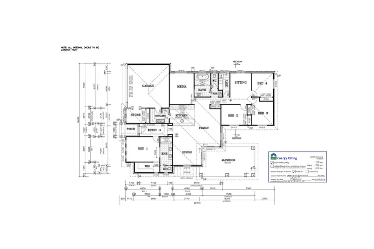 Floorplan of Homely house listing, 2 Cleek Way, Mildura VIC 3500
