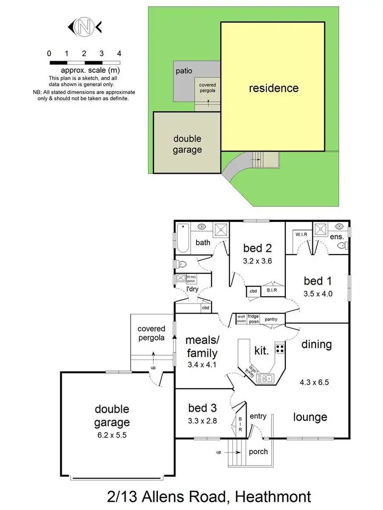 Floorplan of Homely unit listing, 2/13 Allens Road, Heathmont VIC 3135