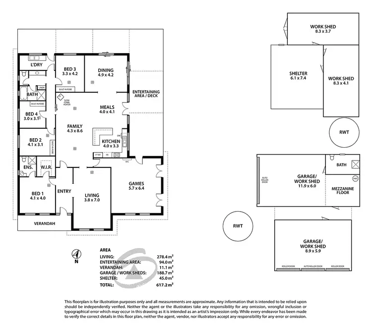 Floorplan of Homely house listing, 2-6 Abbotts Lane, Strathalbyn SA 5255