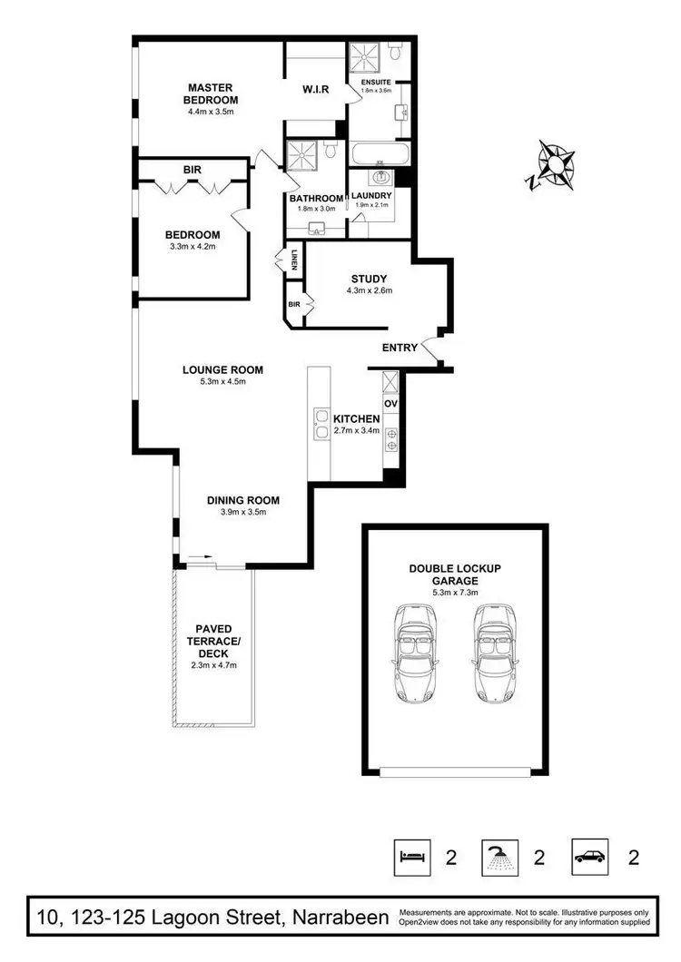 Floorplan of Homely apartment listing, 10/123-125 Lagoon Street, Narrabeen NSW 2101