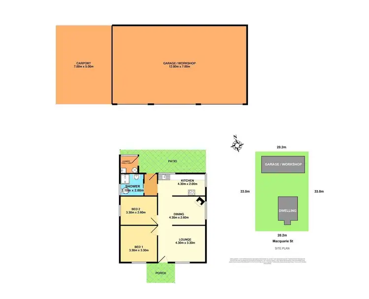 Floorplan of Homely house listing, 69 Macquarie Street, Barnsley NSW 2278