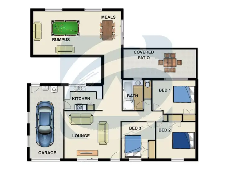 Floorplan of Homely house listing, 12 Raquel Avenue, Springwood QLD 4127