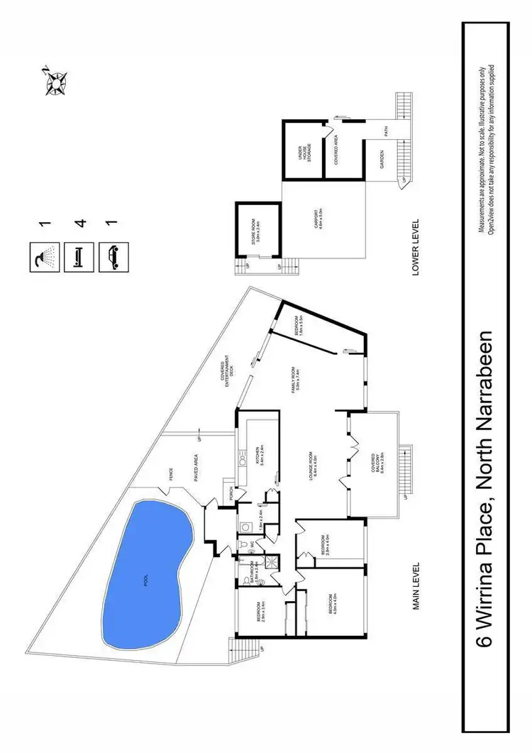 Floorplan of Homely house listing, 6 Wirrina Place, North Narrabeen NSW 2101