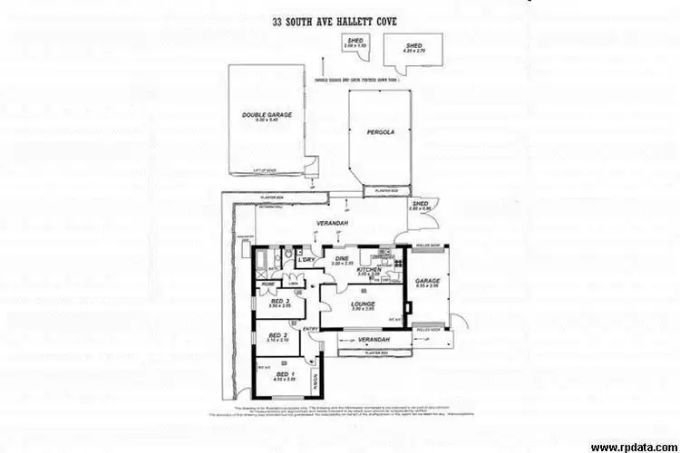 Floorplan of Homely house listing, 33 South Avenue, Hallett Cove SA 5158