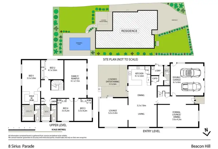 Floorplan of Homely house listing, 8 Sirius Parade, Beacon Hill NSW 2100