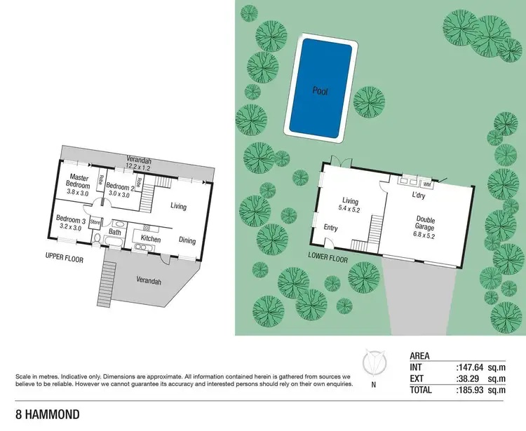 Floorplan of Homely house listing, 8 Hammond Way, Kelso QLD 4815