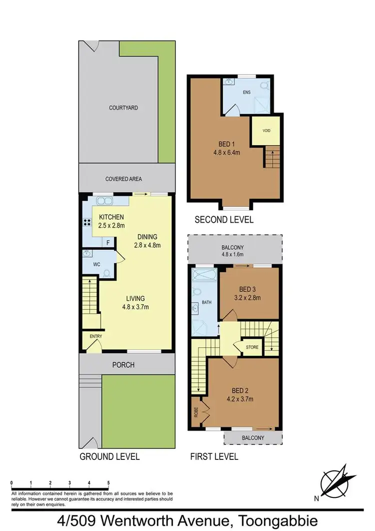 Floorplan of Homely townhouse listing, 4/509-511 Wentworth Avenue, Toongabbie NSW 2146