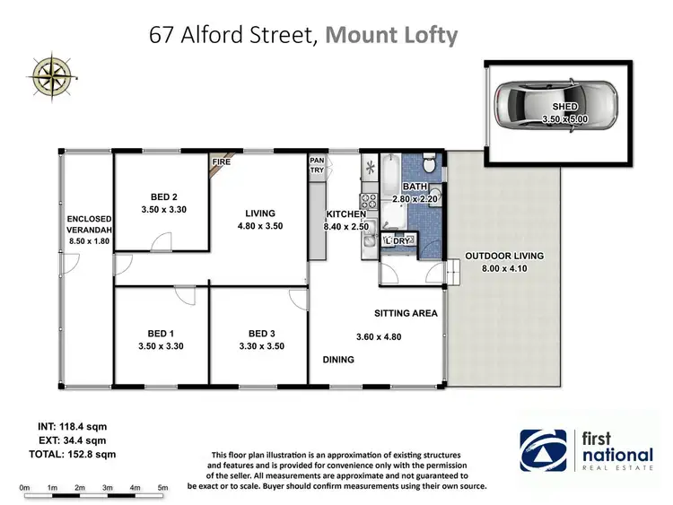 Floorplan of Homely house listing, 67 Alford Street, Mount Lofty QLD 4350