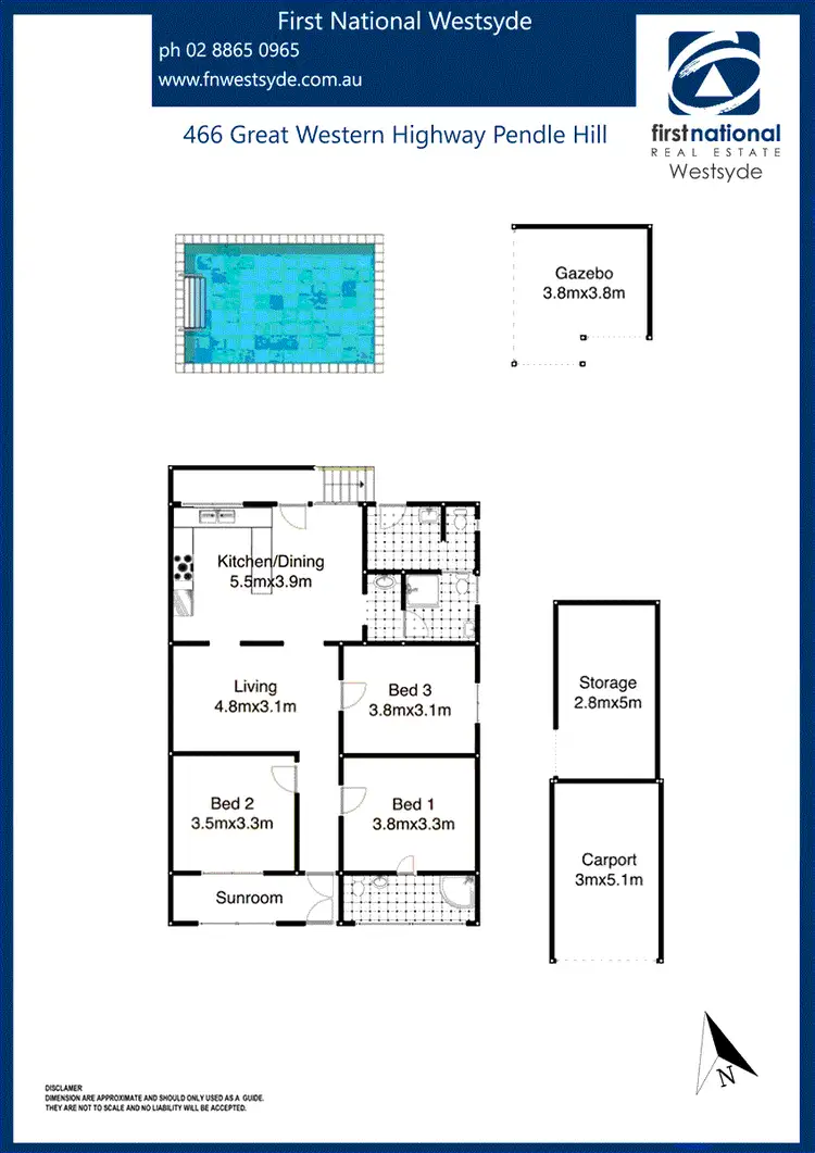 Floorplan of Homely house listing, 466 Great Western Highway, Pendle Hill NSW 2145