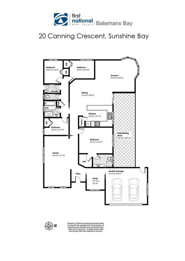 Floorplan of Homely house listing, 20 Canning Crescent, Sunshine Bay NSW 2536