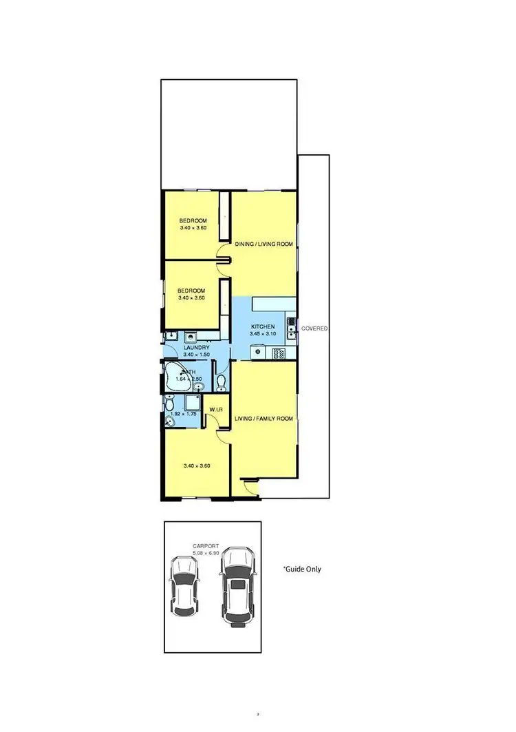 Floorplan of Homely house listing, 1/49 Payne Street, Portarlington VIC 3223