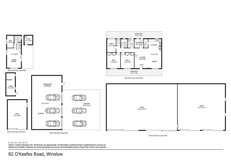 Floorplan of Homely house listing, 82 O'Keefes Road, Winslow VIC 3281