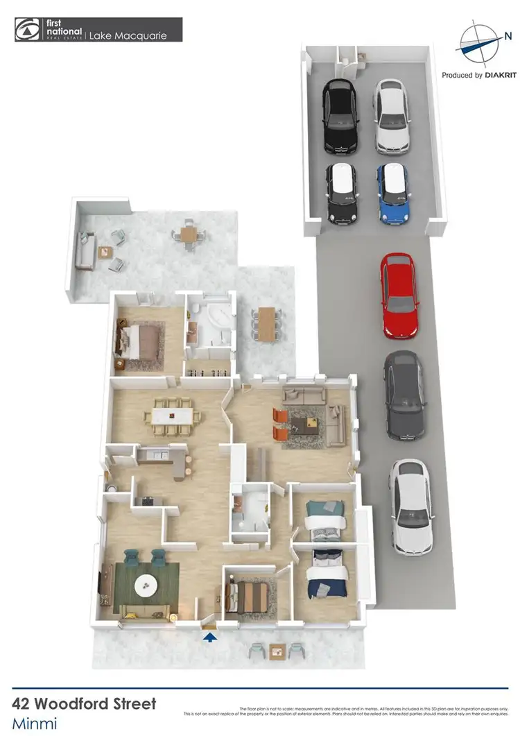 Floorplan of Homely house listing, 42 Woodford Street, Minmi NSW 2287