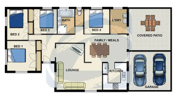 Floorplan of Homely house listing, 59 Holder Street, Loganholme QLD 4129