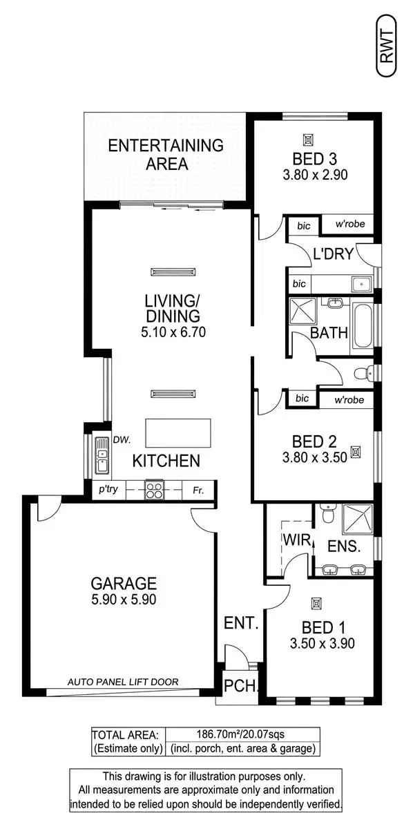Floorplan of Homely house listing, 10 Aboyne Avenue, Seacliff Park SA 5049
