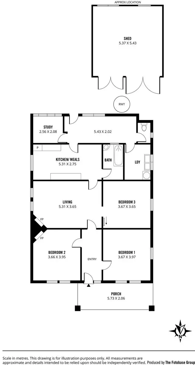 Floorplan of Homely house listing, 41 Rozells Avenue, Colonel Light Gardens SA 5041