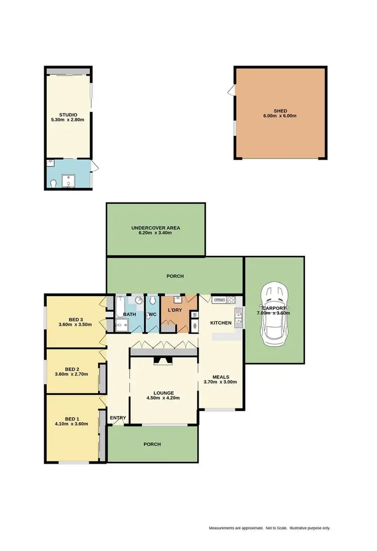 Floorplan of Homely house listing, 10 Victoria Road, Beechworth VIC 3747
