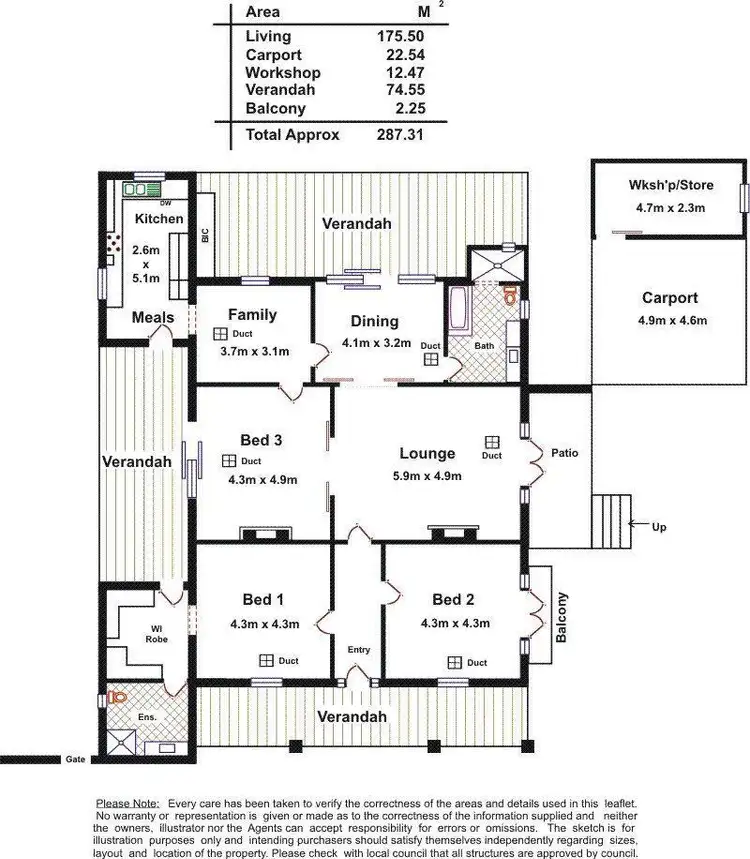 Floorplan of Homely house listing, 4 Carruth Road, Torrens Park SA 5062