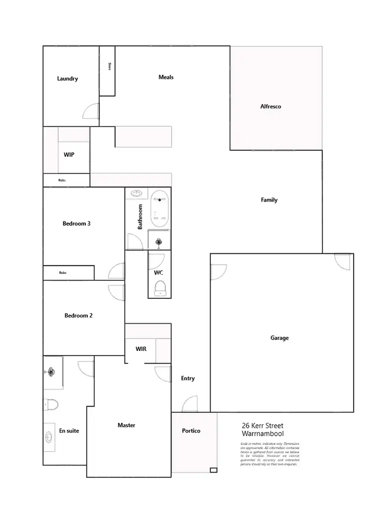 Floorplan of Homely house listing, 26 Kerr Street, Warrnambool VIC 3280