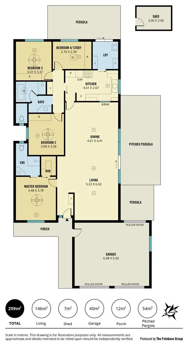 Floorplan of Homely house listing, 20 Cuthbert Court, Golden Grove SA 5125