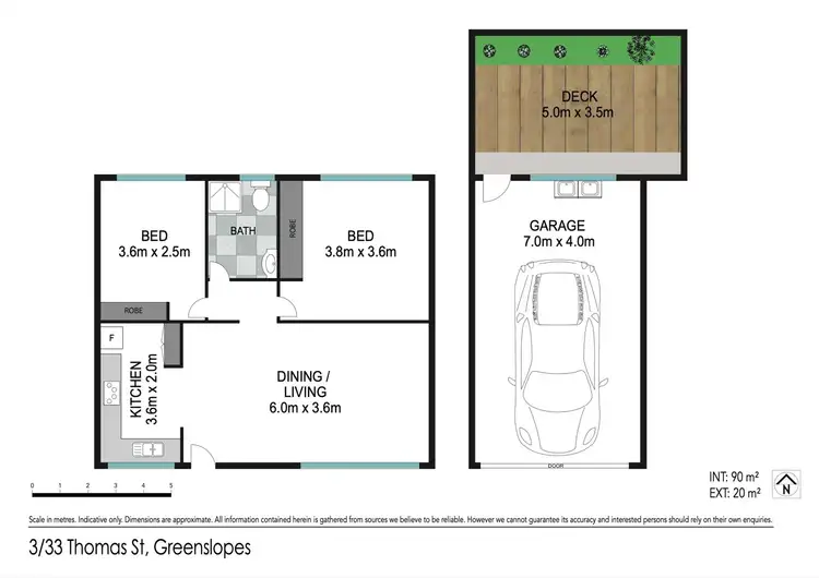 Floorplan of Homely apartment listing, 3/33 Thomas Street, Greenslopes QLD 4120