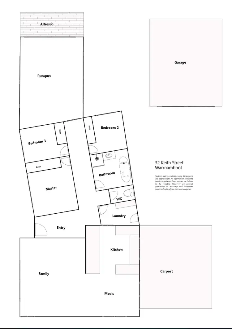 Floorplan of Homely house listing, 32 Keith Street, Warrnambool VIC 3280