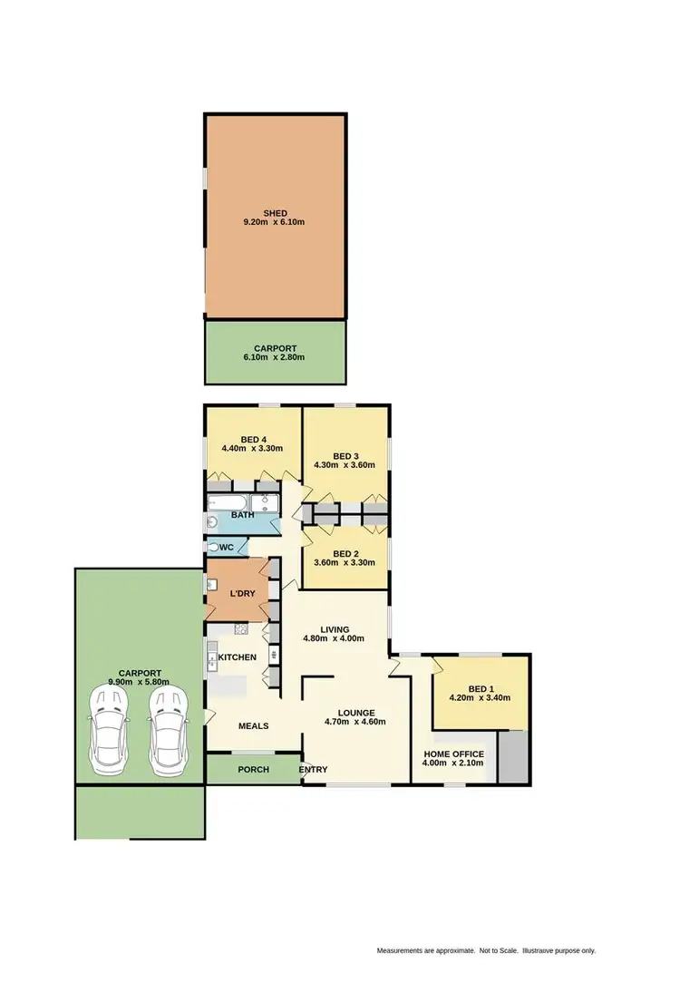 Floorplan of Homely house listing, 2295 Beechworth-Wangaratta Road, Tarrawingee VIC 3678