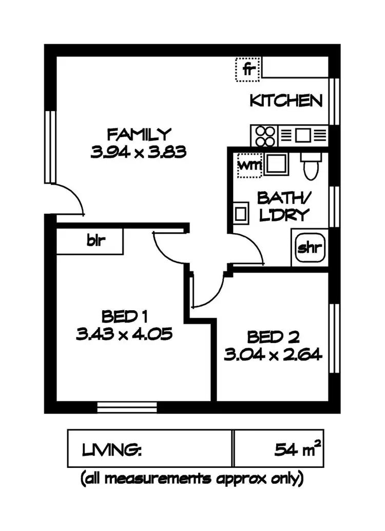 Floorplan of Homely unit listing, 18/15 Wakefield Street, Kent Town SA 5067