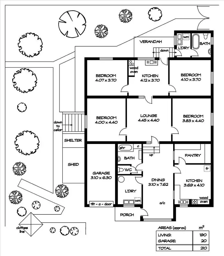 Floorplan of Homely house listing, 72 Barnes Road, Glynde SA 5070