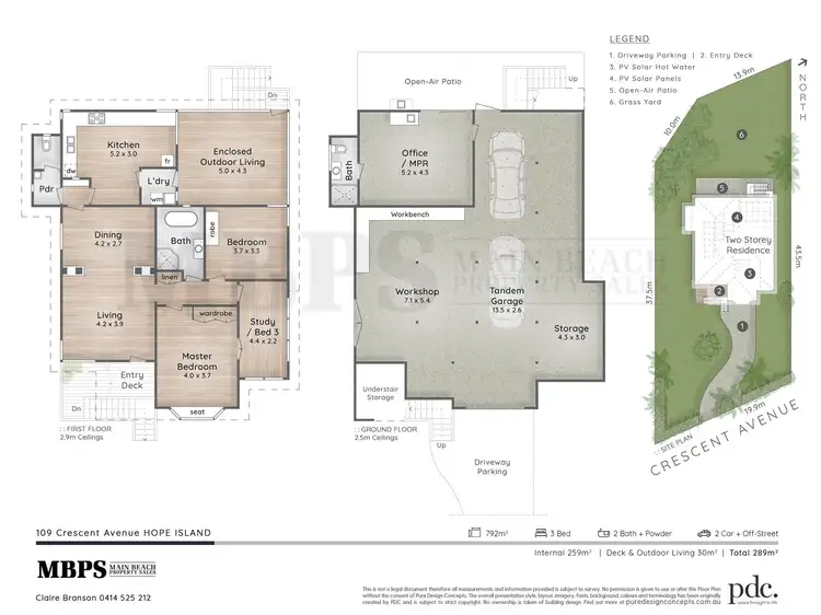 Floorplan of Homely house listing, 109 Crescent Avenue, Hope Island QLD 4212
