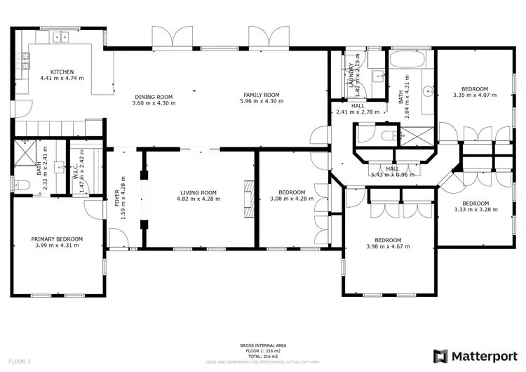 Floorplan of Homely house listing, 5 Federation Drive, Mildura VIC 3500