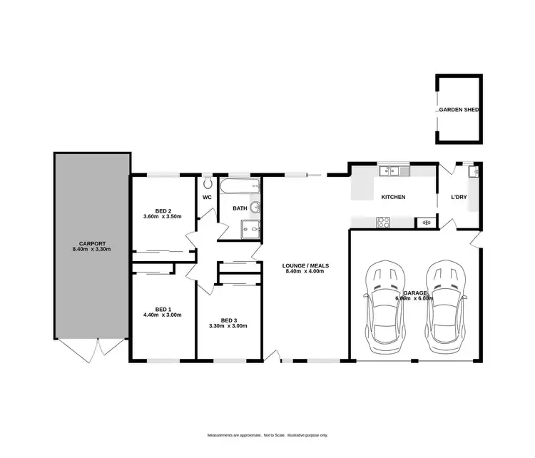 Floorplan of Homely house listing, 1 Firestone Way, West Wodonga VIC 3690