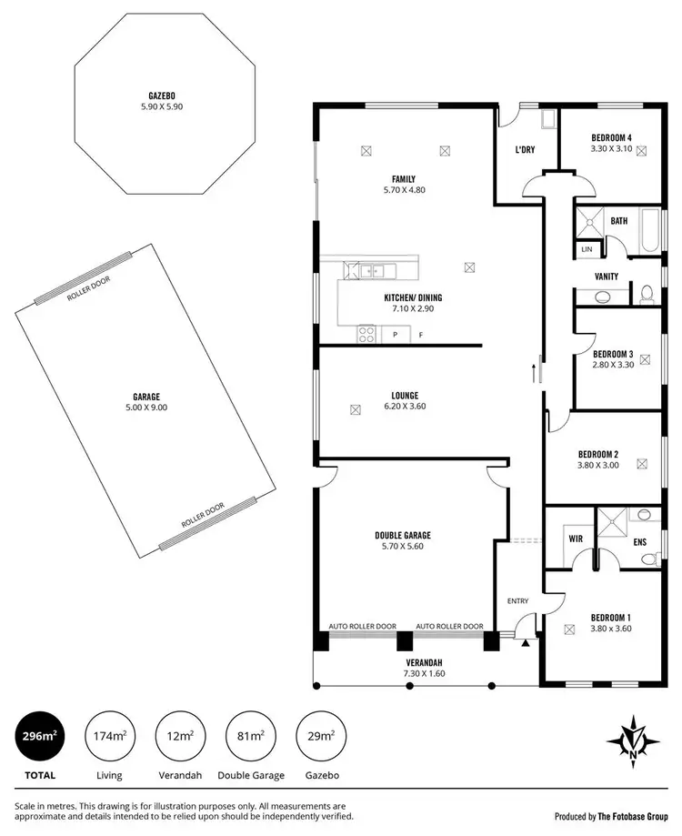 Floorplan of Homely house listing, 9 Meadfoot Close, Moana SA 5169