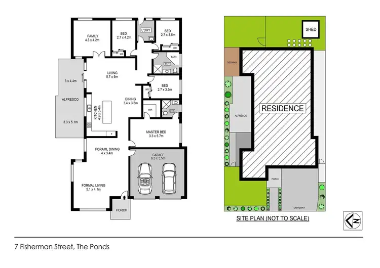 Floorplan of Homely house listing, 7 Fisherman Street, The Ponds NSW 2769