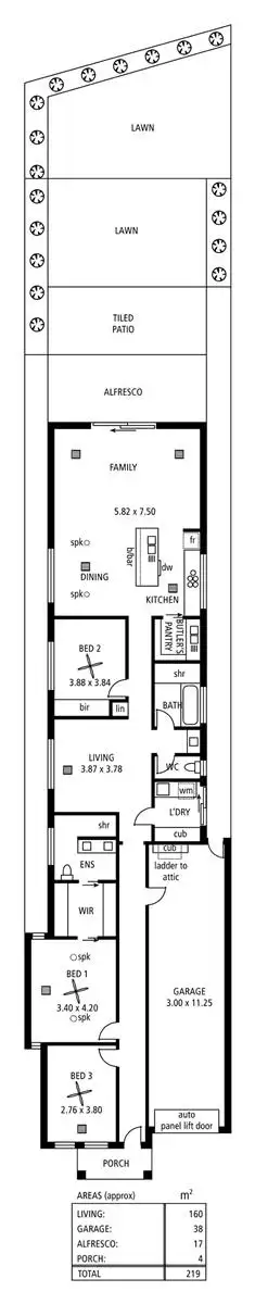 Floorplan of Homely house listing, 28 Leighton Avenue, Klemzig SA 5087