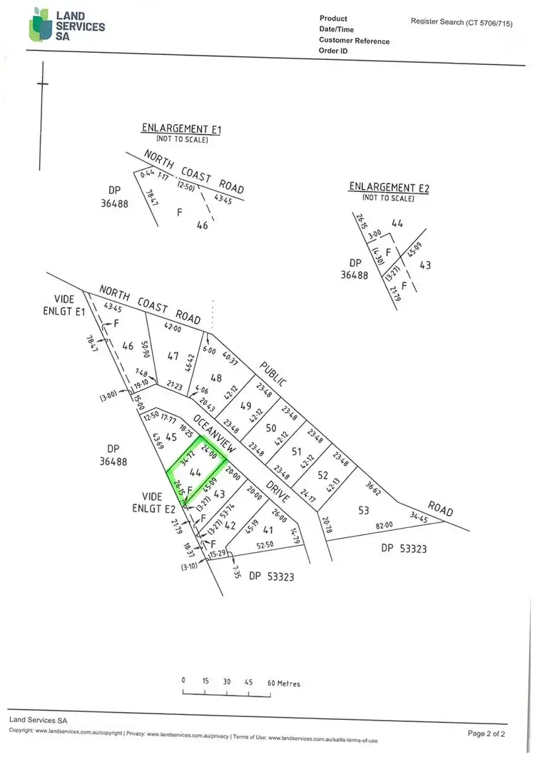 Floorplan of Homely land listing, LOT 44/9 Oceanview Drive, Point Turton SA 5575