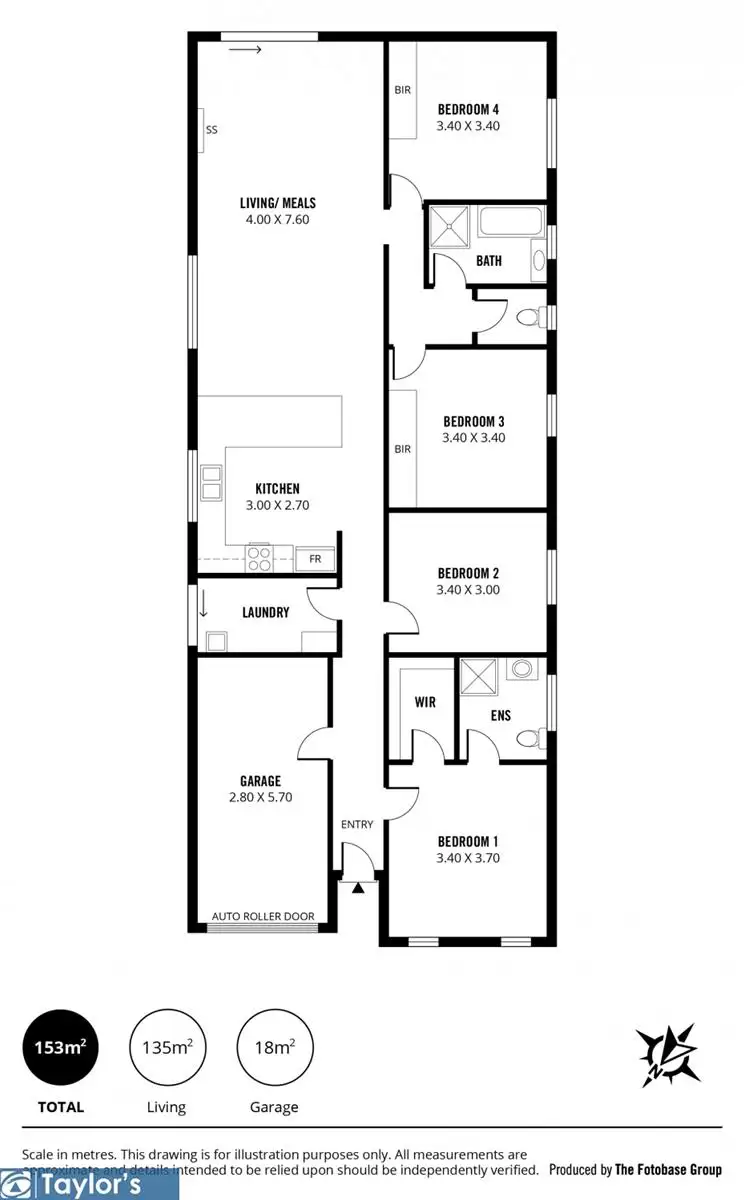 Floorplan of Homely house listing, 7 Cedar Street, Munno Para West SA 5115