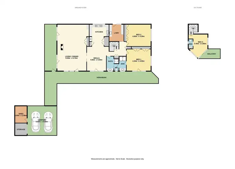 Floorplan of Homely house listing, 7 Drew Court, Beechworth VIC 3747