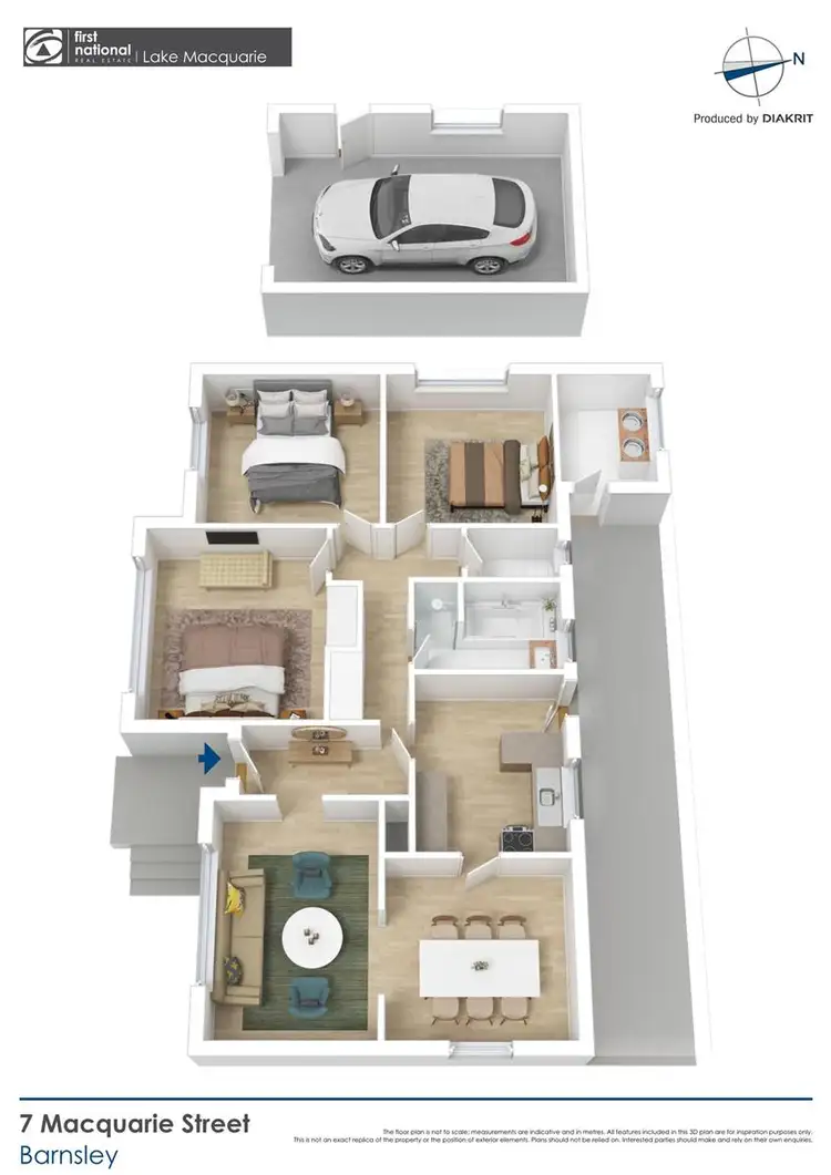 Floorplan of Homely house listing, 7 Macquarie Street, Barnsley NSW 2278