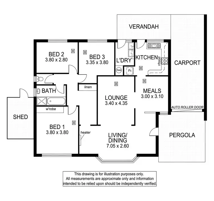 Floorplan of Homely house listing, 2 Comet Avenue, Netley SA 5037