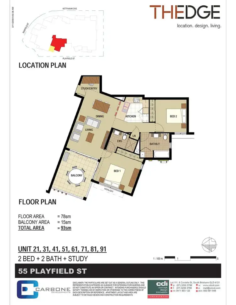 Floorplan of Homely apartment listing, 31/51 Playfield Street, Chermside QLD 4032